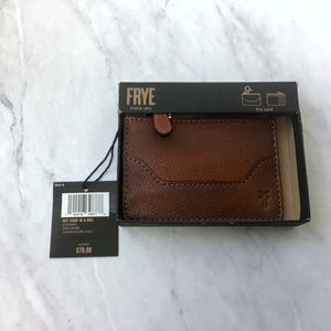 Genuine Fry Key Card Holder Cognac Wallet